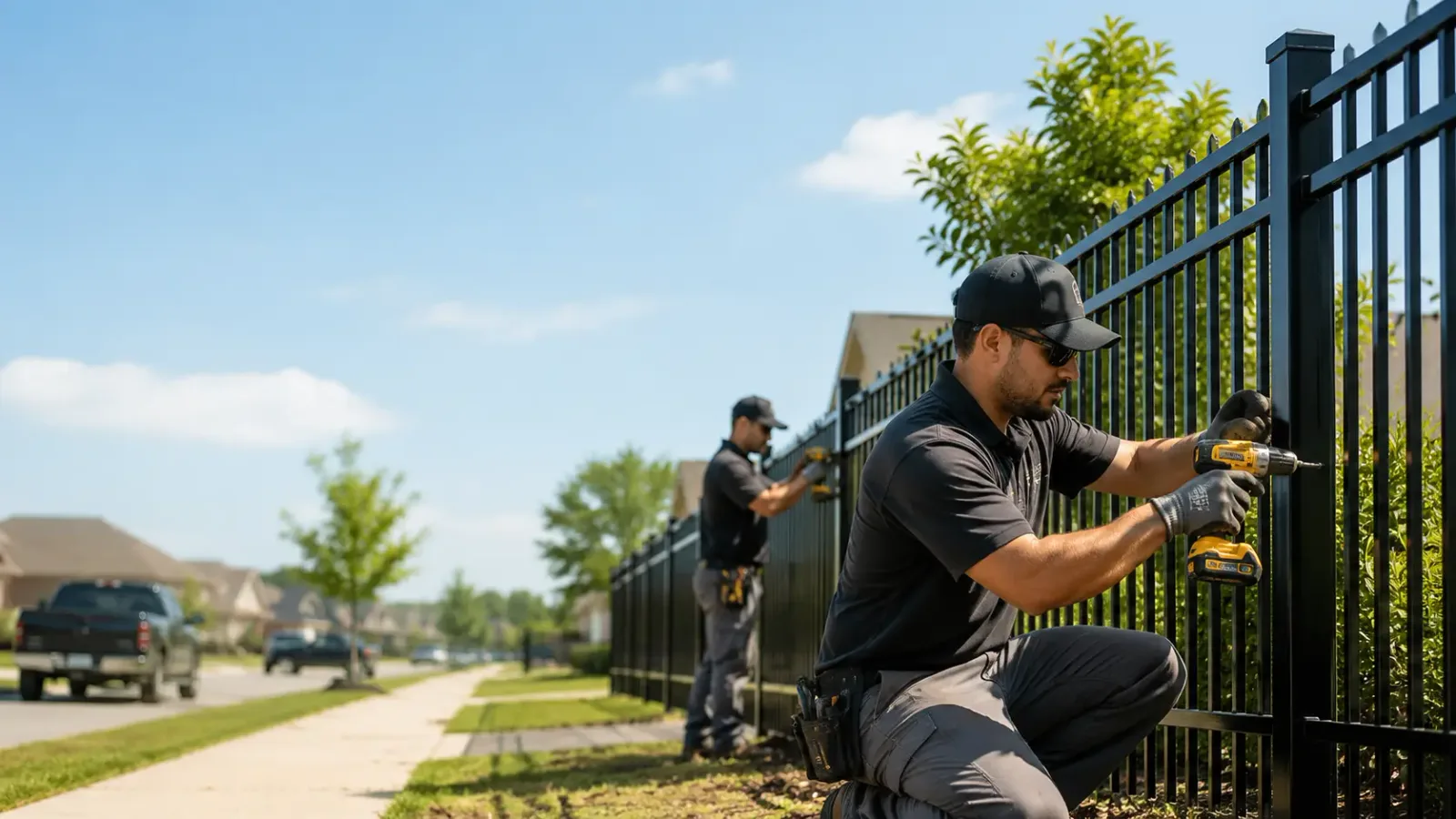 Metal Fence Installation in Fowlerton, IN